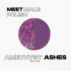 Amethyst Ashes™ Nail Polish – Matte Mauve, Velvety Finish