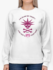 Sweatshirt - In Glam We Trust - Pink Cheetah