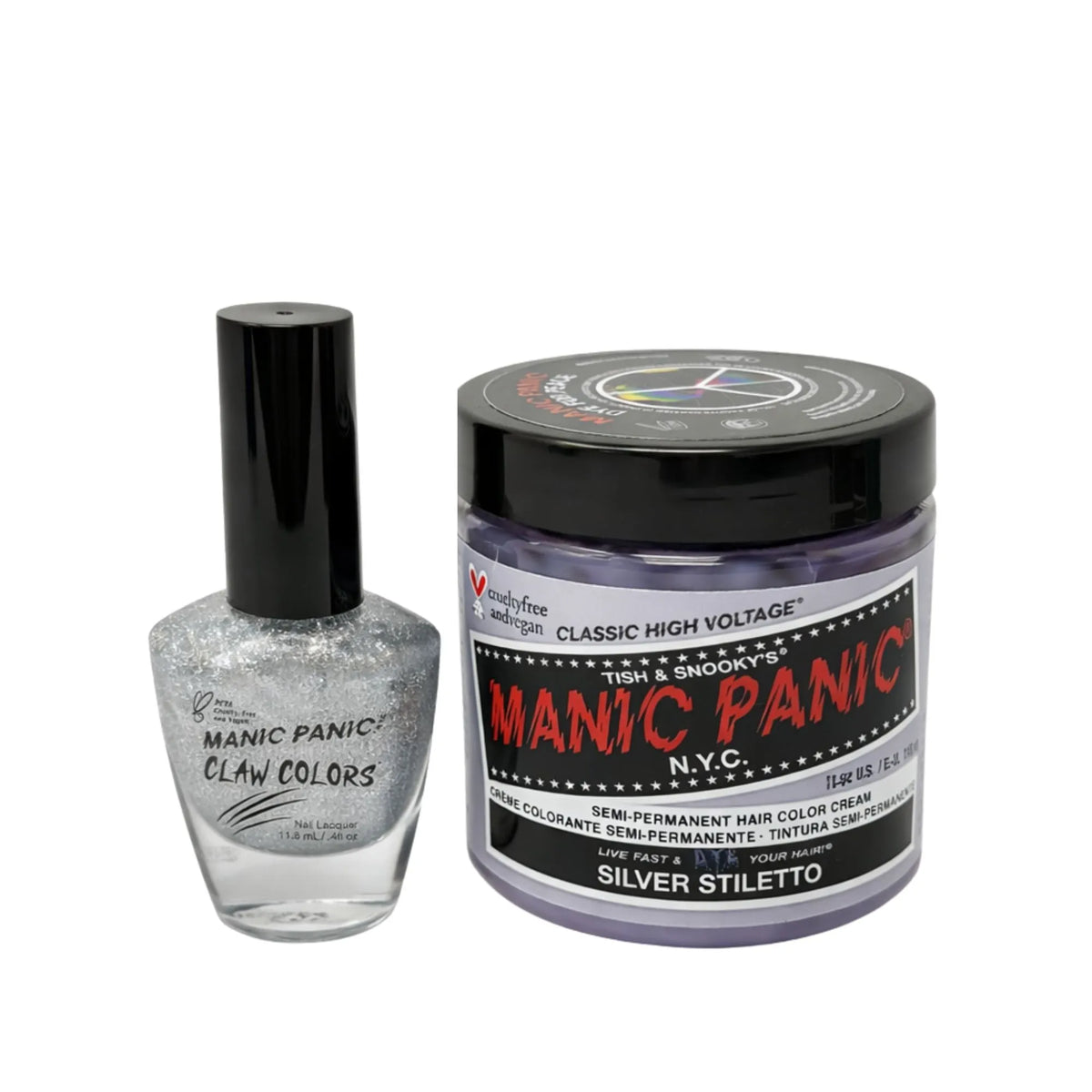 Silver Stiletto + Queen Bitch®  Hair & Nail Color Bundle
