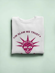 Sweatshirt - In Glam We Trust - Pink Cheetah