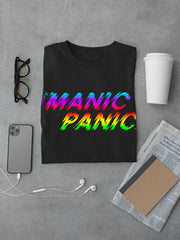 T-shirt  - Manic Panic Rainbow Banner